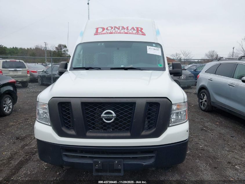 2021 Nissan Nv Cargo Nv2500 Hd Sv High Roof V6 VIN: 1N6BF0LY7MN808165 Lot: 43730445