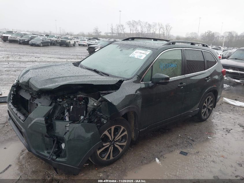 2022 Subaru Forester Limited VIN: JF2SKAPC7NH502832 Lot: 43730464