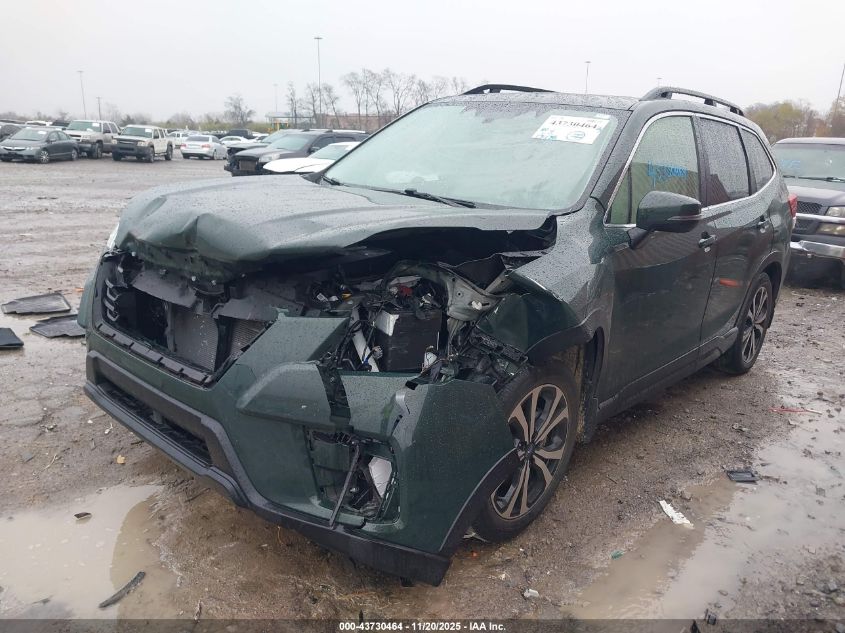 2022 Subaru Forester Limited VIN: JF2SKAPC7NH502832 Lot: 43730464