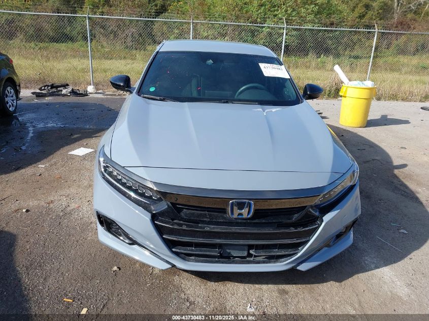 2022 Honda Accord Hybrid Sport VIN: 1HGCV3F20NA035701 Lot: 43730483