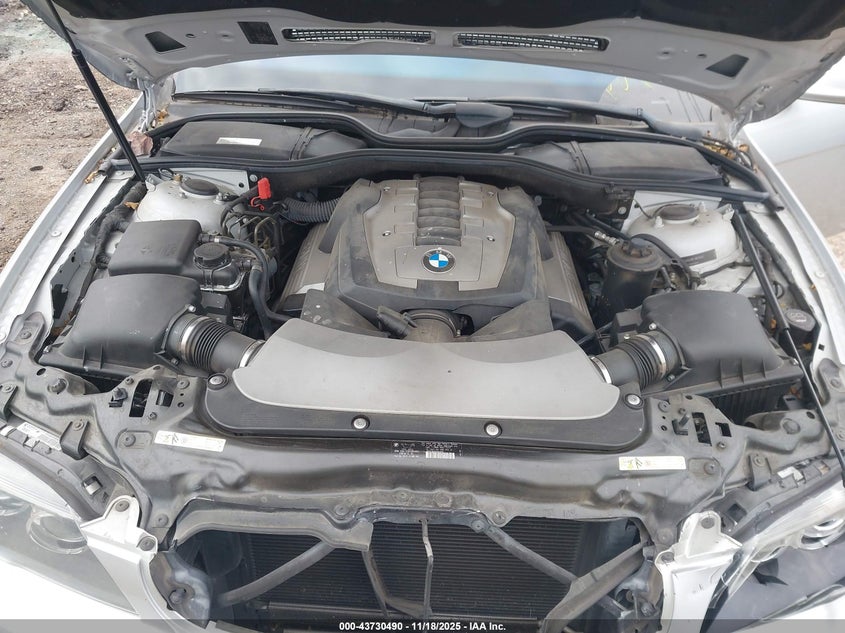 2006 BMW 750Li VIN: WBAHN83576DT26192 Lot: 43730490