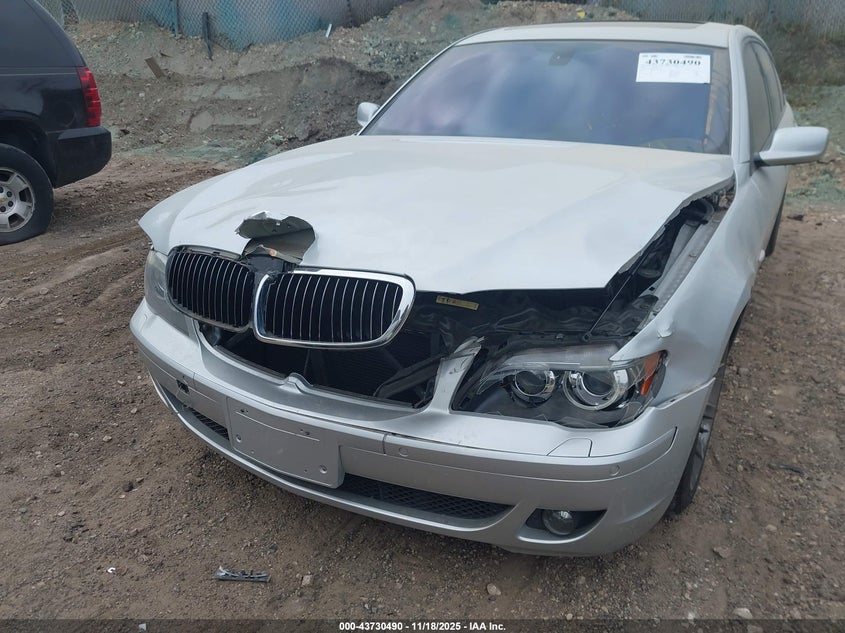 2006 BMW 750Li VIN: WBAHN83576DT26192 Lot: 43730490
