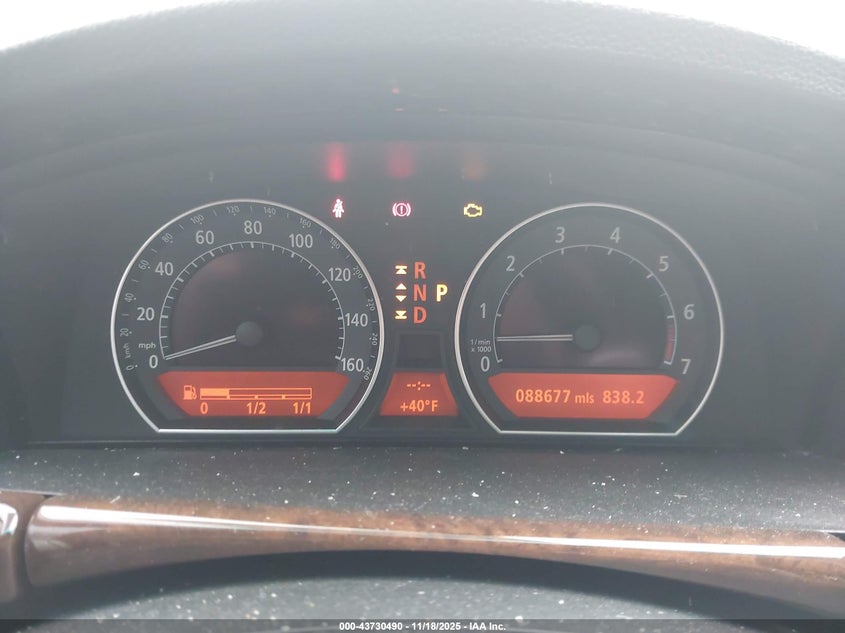 2006 BMW 750Li VIN: WBAHN83576DT26192 Lot: 43730490