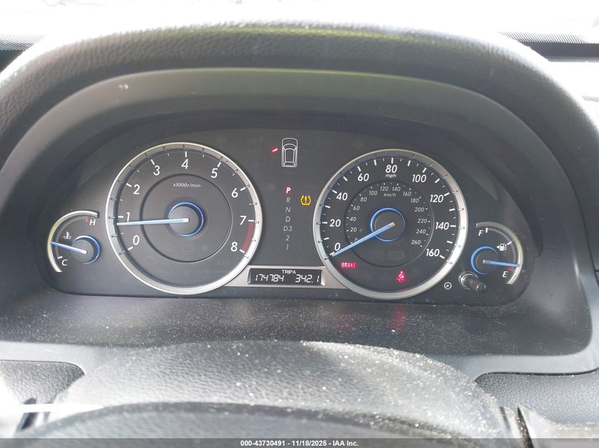 2013 Honda Crosstour Ex VIN: 5J6TF3H32DL001421 Lot: 43730491