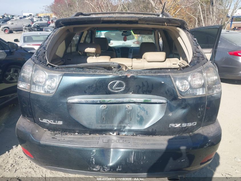 2006 Lexus Rx 330 VIN: JTJGA31UX60062185 Lot: 43730513