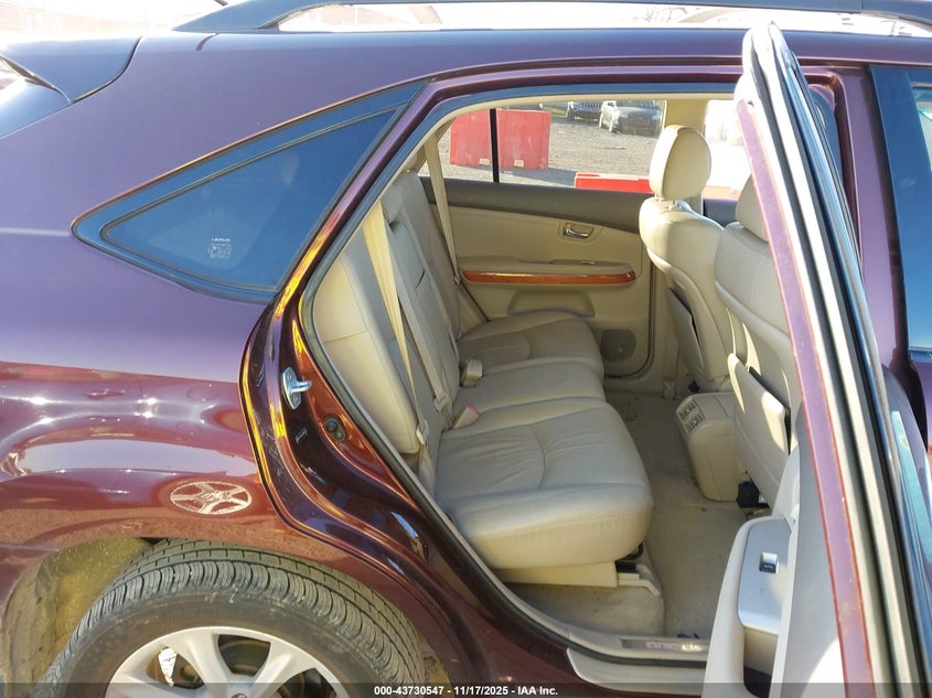2008 Lexus Rx 350 VIN: JTJHK31U082043282 Lot: 43730547