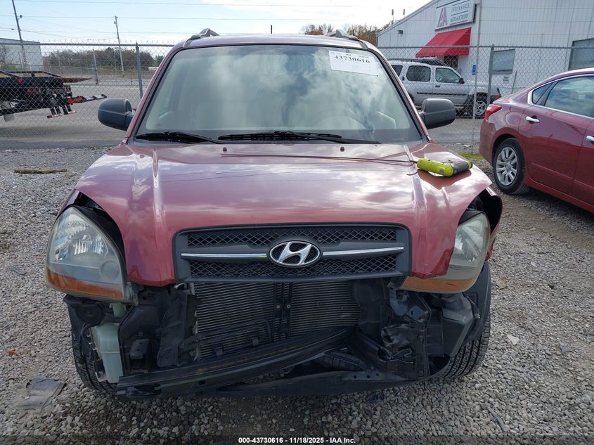 2008 Hyundai Tucson Gls VIN: KM8JM12B98U876689 Lot: 43730616