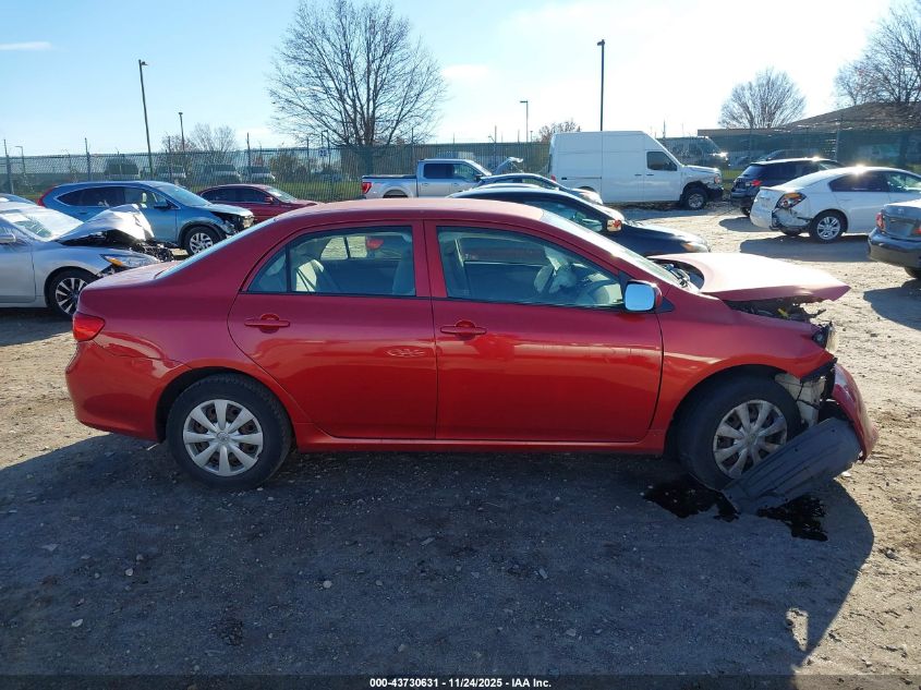 2009 Toyota Corolla Le VIN: JTDBL40E699036545 Lot: 43730631