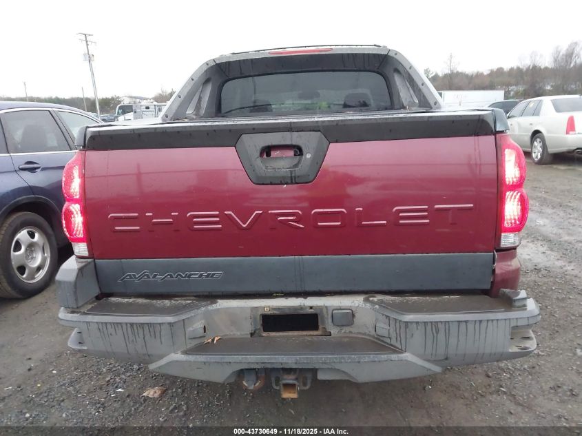 2006 Chevrolet Avalanche 1500 Z71 VIN: 3GNEK12Z86G234335 Lot: 43730649