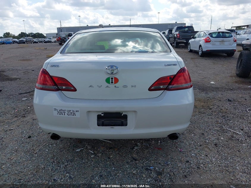 2008 Toyota Avalon Limited VIN: 4T1BK36BX8U267885 Lot: 43730654