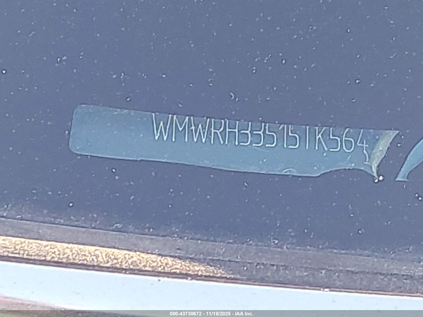 2005 Mini Cooper S VIN: WMWRH33515TK56479 Lot: 43730672