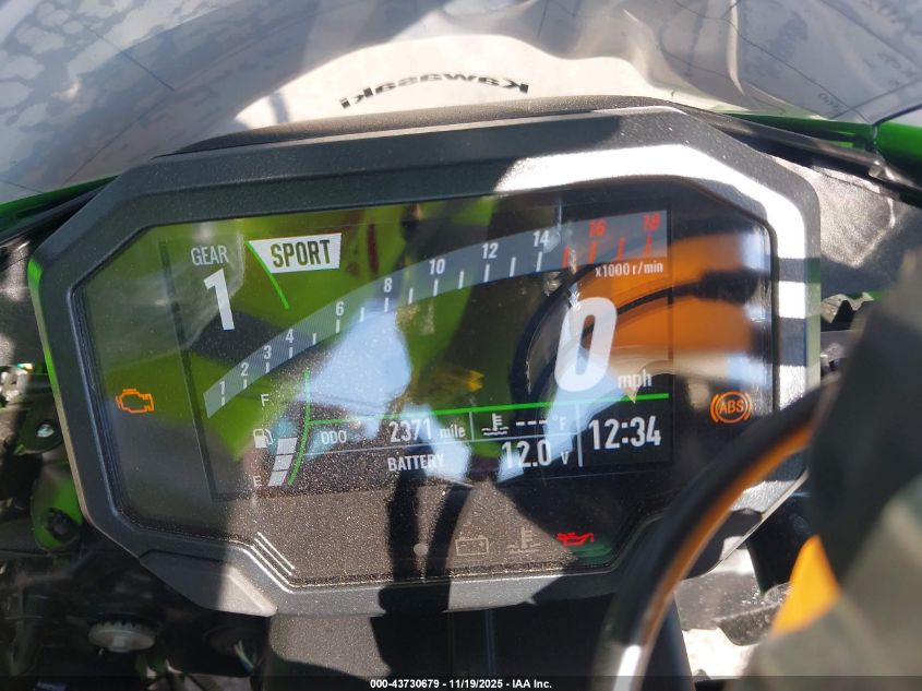 2025 Kawasaki Zx636 K VIN: JKBZXJJ1XSA024504 Lot: 43730679