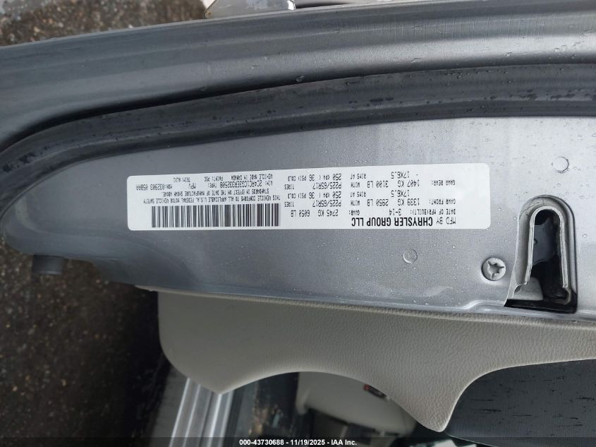 2014 Chrysler Town & Country Touring-L VIN: 2C4RC1CG3ER332508 Lot: 43730688