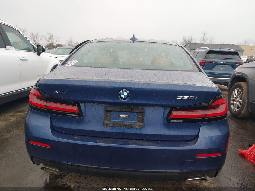 2022 BMW 530 I xDrive VIN: WBA13BJ07NWX58215 Lot: 43730727