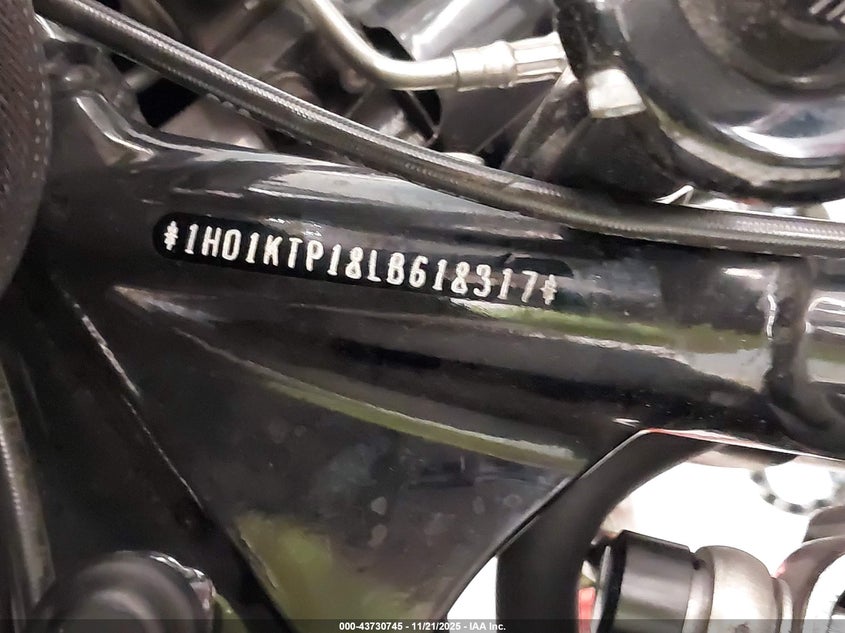 2020 Harley-Davidson Fltrxs VIN: 1HD1KTP18LB618317 Lot: 43730745