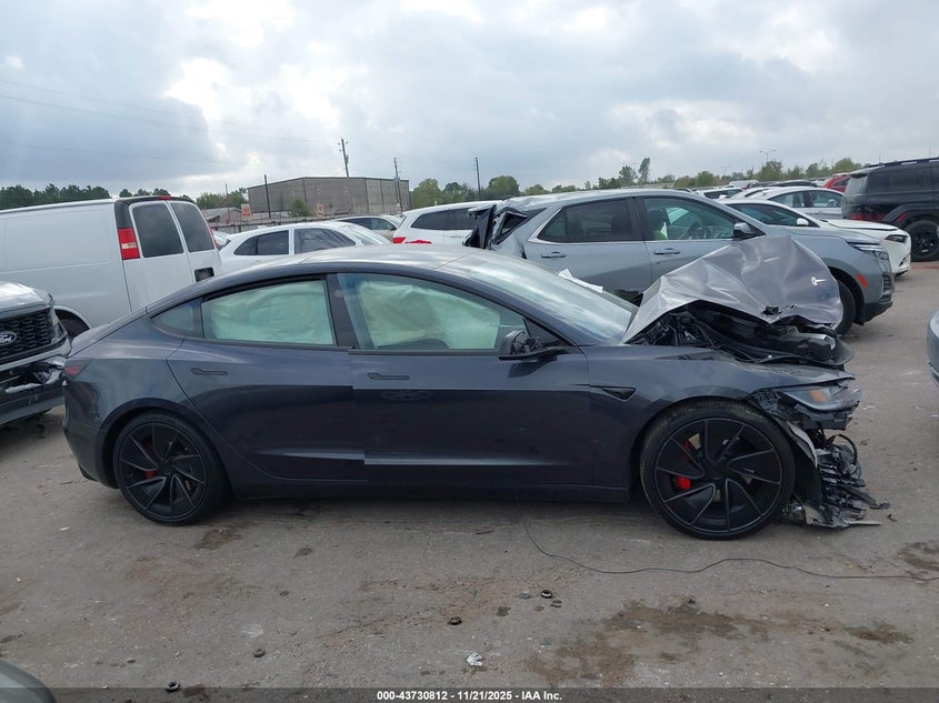2025 Tesla Model 3 Performance VIN: 5YJ3E1ETXSF002382 Lot: 43730812