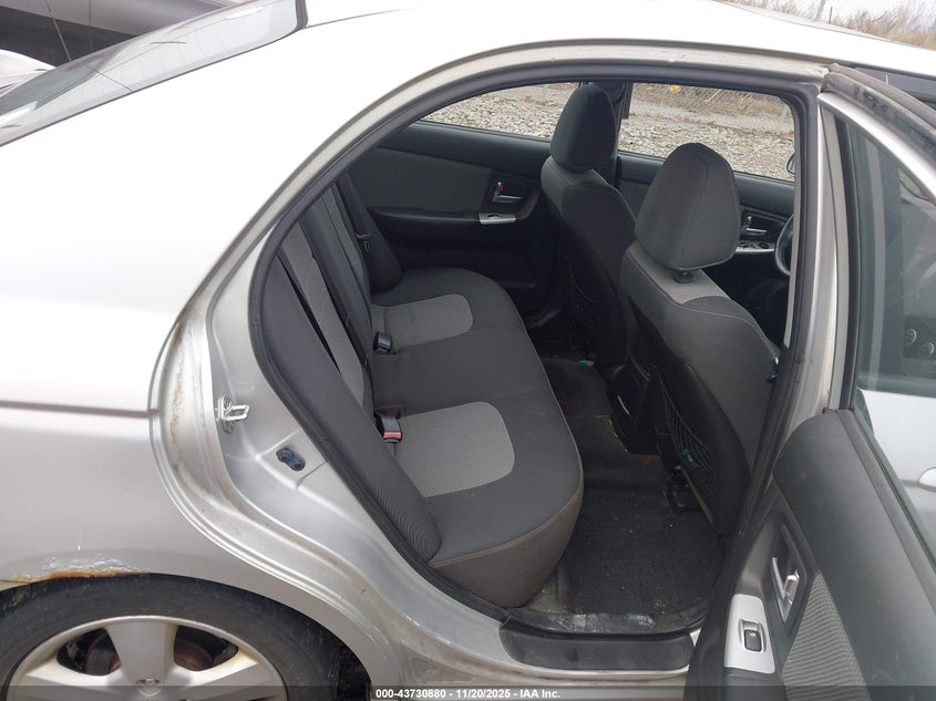 2009 Kia Spectra Sx VIN: KNAFE222095027380 Lot: 43730880