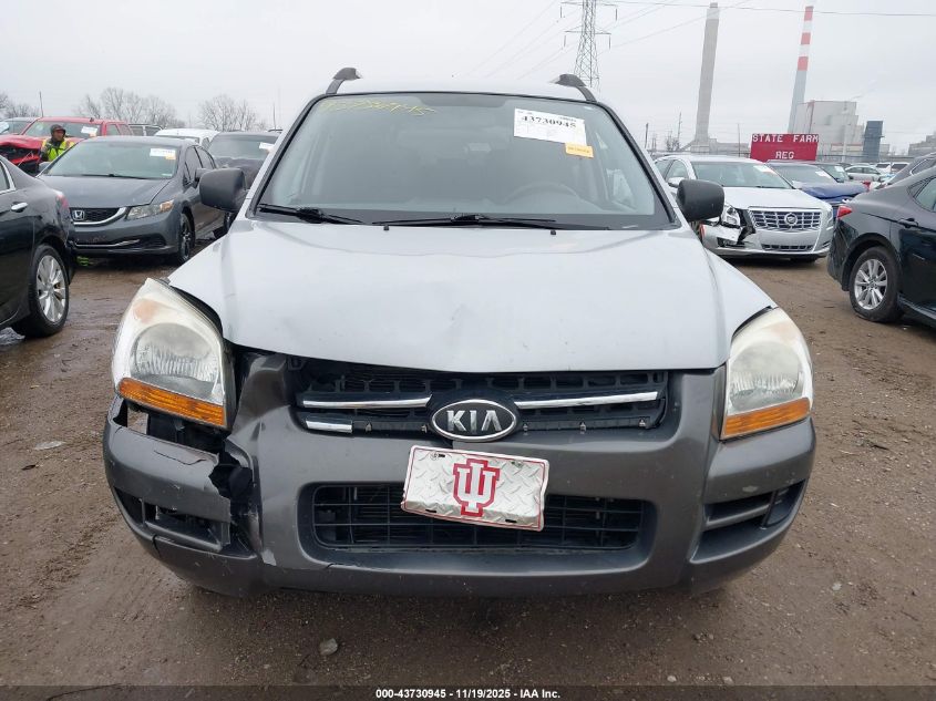 2008 Kia Sportage Lx VIN: KNDJF724587529622 Lot: 43730945