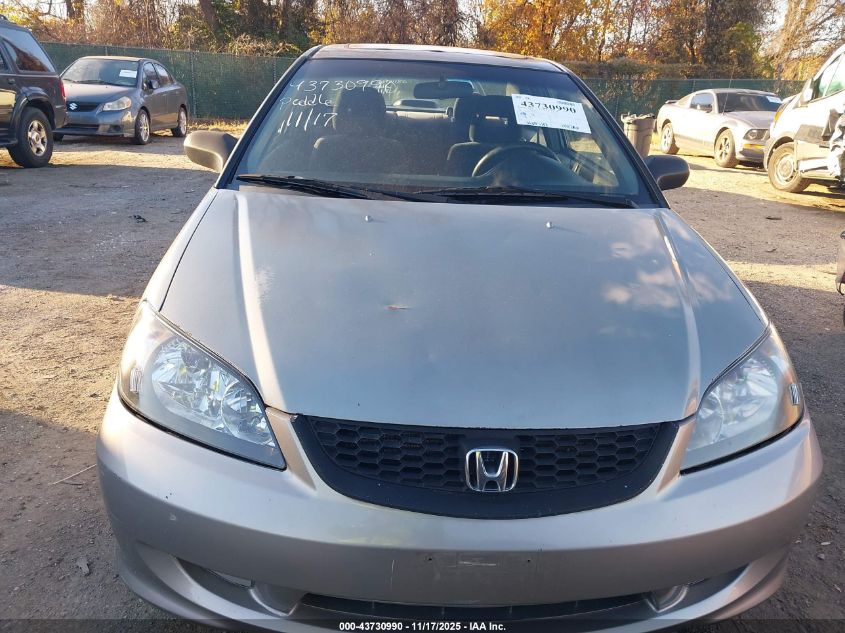 2004 Honda Civic Ex VIN: 1HGEM220X4L054933 Lot: 43730990