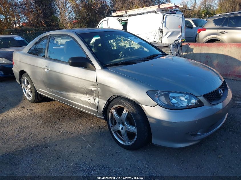 2004 Honda Civic Ex VIN: 1HGEM220X4L054933 Lot: 43730990