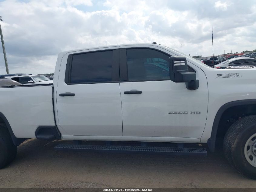 2024 Chevrolet Silverado 2500Hd 4Wd Long Bed Work Truck VIN: 1GC4YLE79RF326245 Lot: 43731121