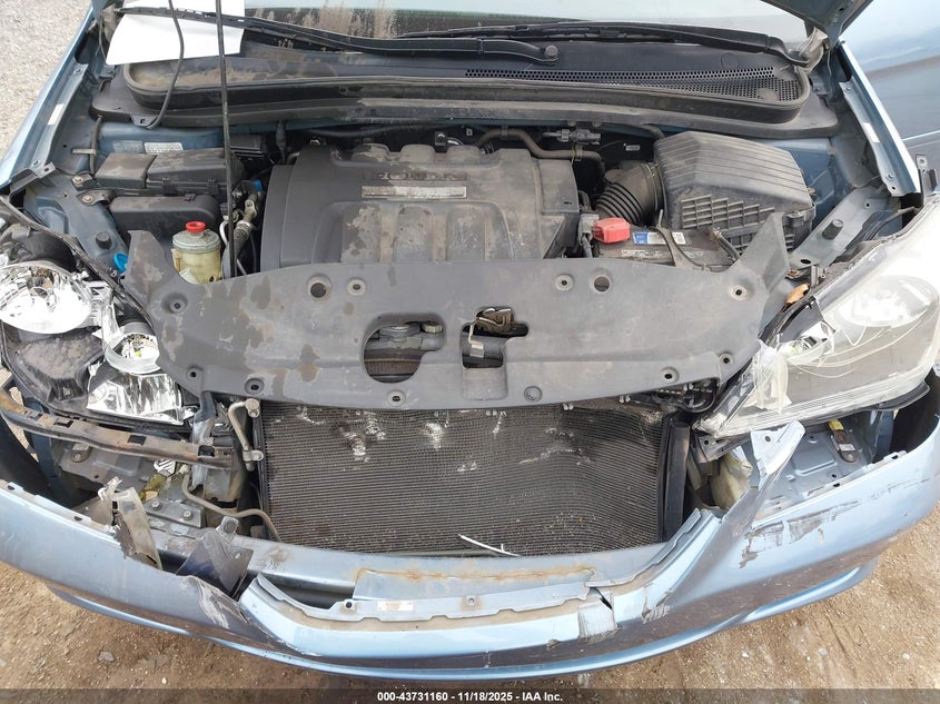 2005 Honda Odyssey Ex-L VIN: 5FNRL38625B034524 Lot: 43731160