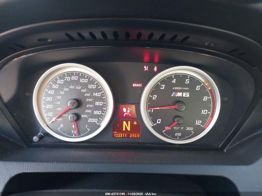 2008 BMW M6 VIN: WBSEH93538CY24541 Lot: 43731195
