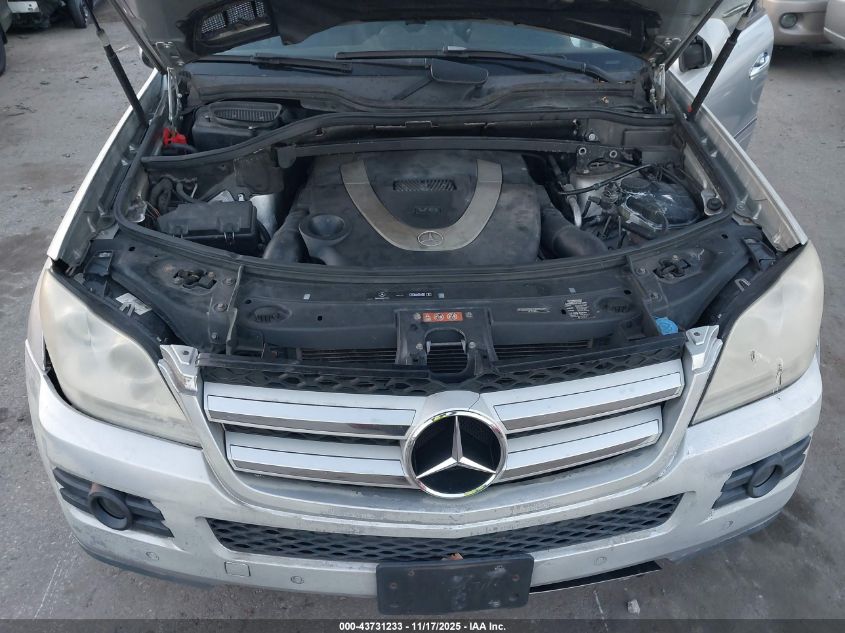 2008 Mercedes-Benz Gl 450 4Matic VIN: 4JGBF71E08A321600 Lot: 43731233