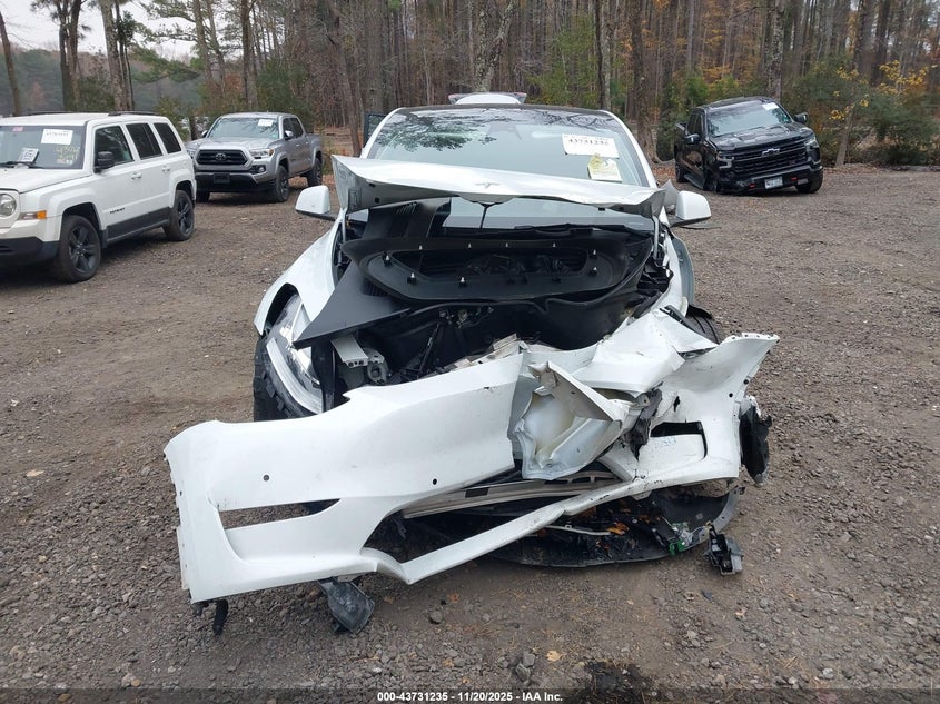 2021 Tesla Model Y Long Range Dual Motor All-Wheel Drive VIN: 5YJYGDEEXMF301697 Lot: 43731235