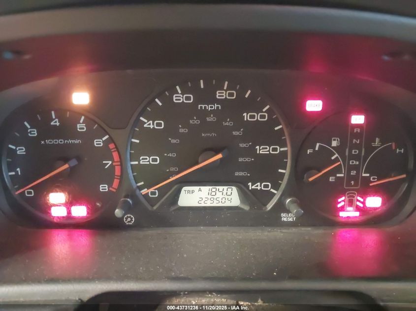 2002 Honda Odyssey Ex VIN: 2HKRL18632H561053 Lot: 43731236