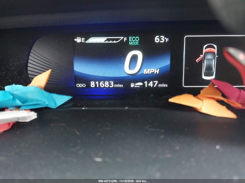 2018 Toyota Mirai VIN: JTDBVRBD3JA004182 Lot: 43731258