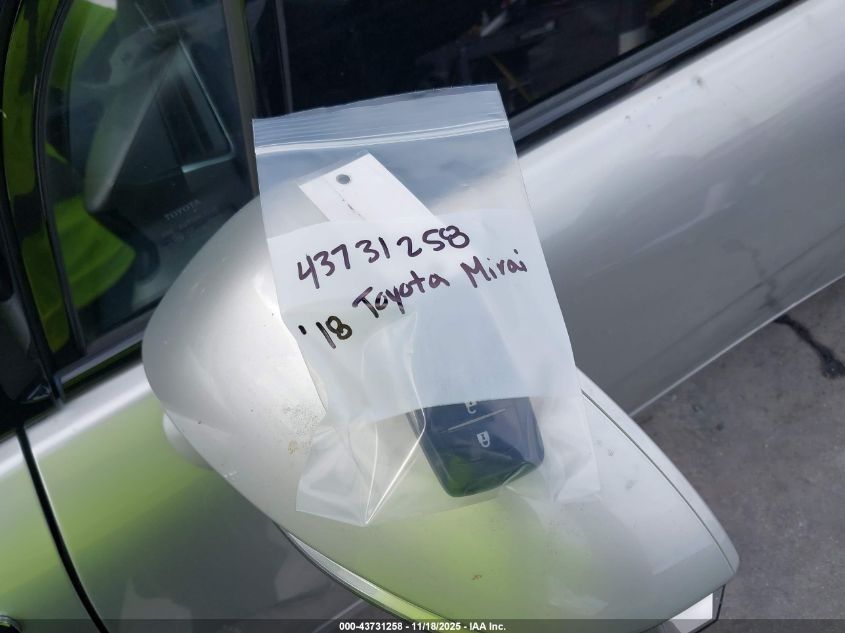 2018 Toyota Mirai VIN: JTDBVRBD3JA004182 Lot: 43731258