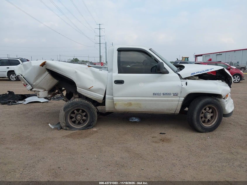 2001 Dodge Ram 1500 St VIN: 1B7HC16Z51S797468 Lot: 43731303