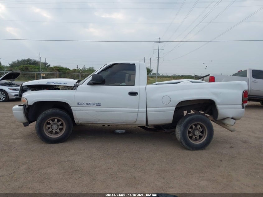 2001 Dodge Ram 1500 St VIN: 1B7HC16Z51S797468 Lot: 43731303