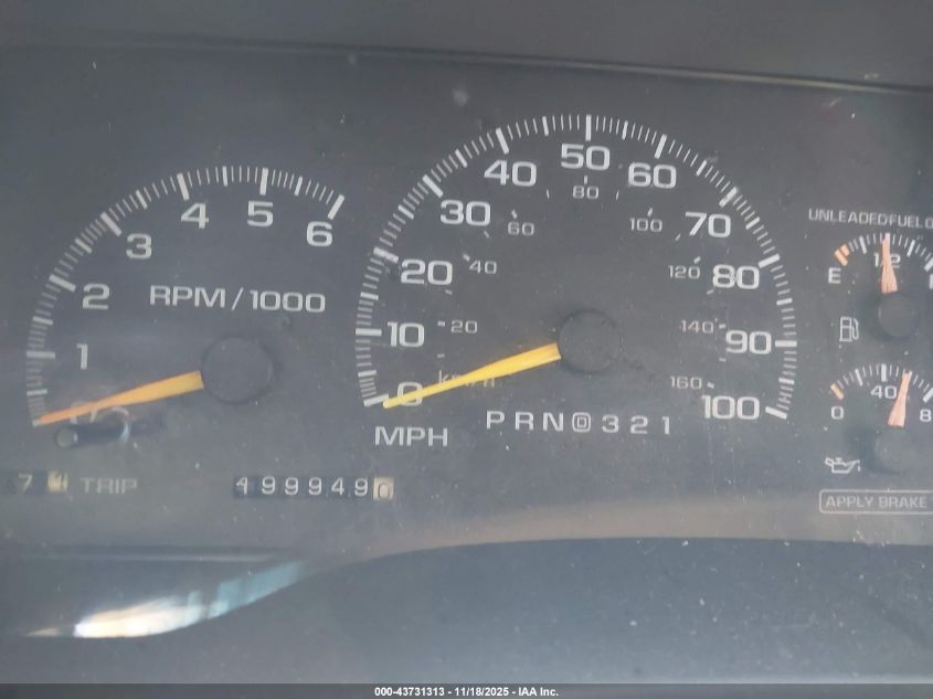 1999 GMC Suburban 1500 Slt Cmi VIN: 1GKFK16R6XJ807261 Lot: 43731313