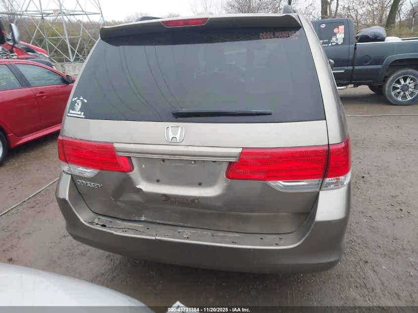 2009 Honda Odyssey Ex-L VIN: 5FNRL386X9B015726 Lot: 43731384