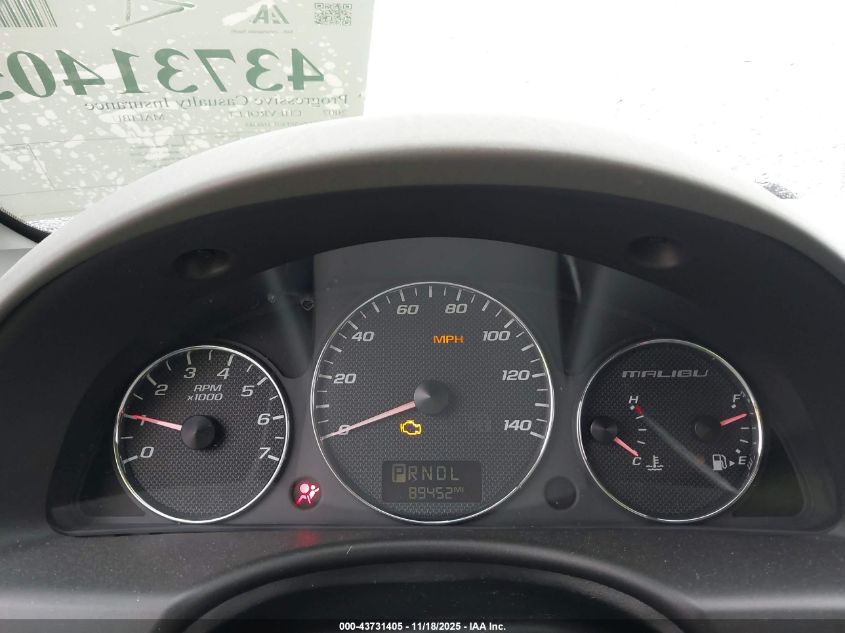 2007 Chevrolet Malibu Ls VIN: 1G1ZS58F67F166045 Lot: 43731405