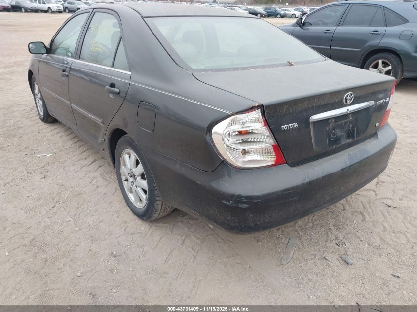 2002 Toyota Camry Xle V6 VIN: 4T1BF30K62U005012 Lot: 43731409