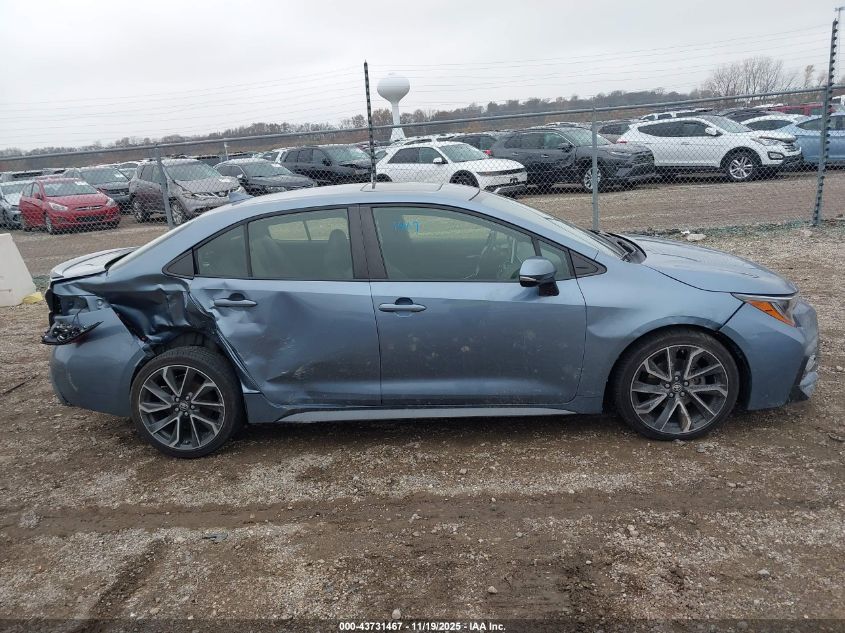 2021 Toyota Corolla Xse VIN: JTDT4MCE6MJ057657 Lot: 43731467