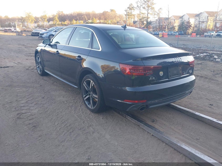 Vin: waulmaf45jn007609, lot: 44226864, audi a4 20183