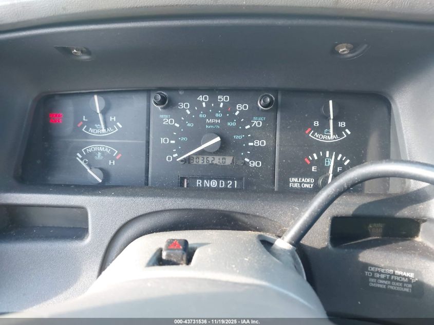 1993 Ford Aerostar VIN: 1FMCA11U2PZB52005 Lot: 43731536