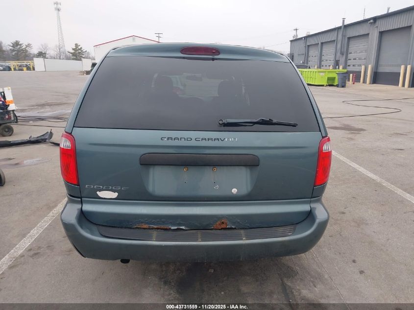 2006 Dodge Grand Caravan Se VIN: 1D4GP24R96B605651 Lot: 43731559