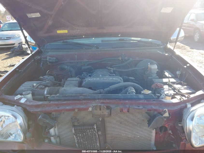 2006 Toyota Tundra Sr5 V8 VIN: 5TBDT44116S554181 Lot: 43731585