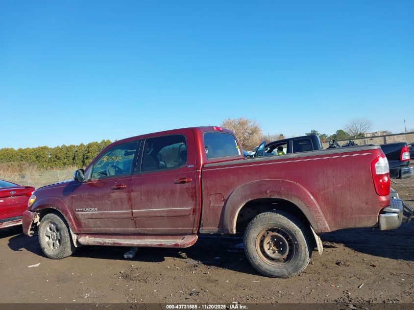 2006 Toyota Tundra Sr5 V8 VIN: 5TBDT44116S554181 Lot: 43731585