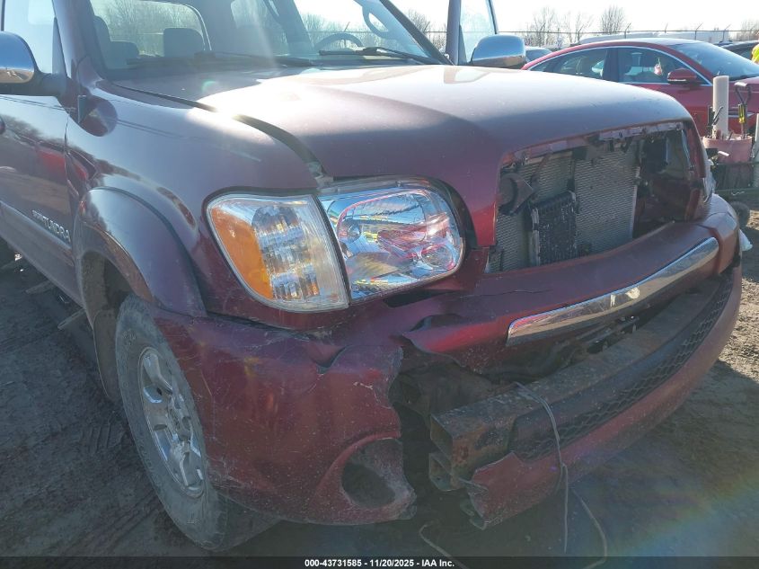 2006 Toyota Tundra Sr5 V8 VIN: 5TBDT44116S554181 Lot: 43731585