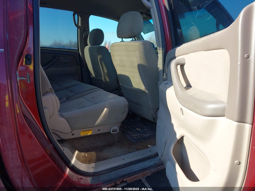 2006 Toyota Tundra Sr5 V8 VIN: 5TBDT44116S554181 Lot: 43731585