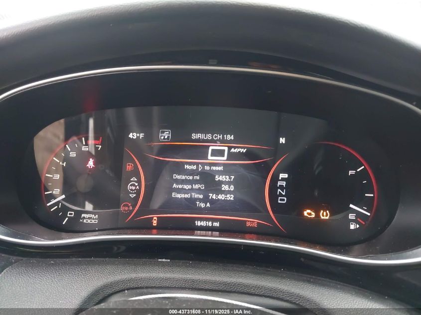 2013 Dodge Dart Limited VIN: 1C3CDFCA6DD332164 Lot: 43731608