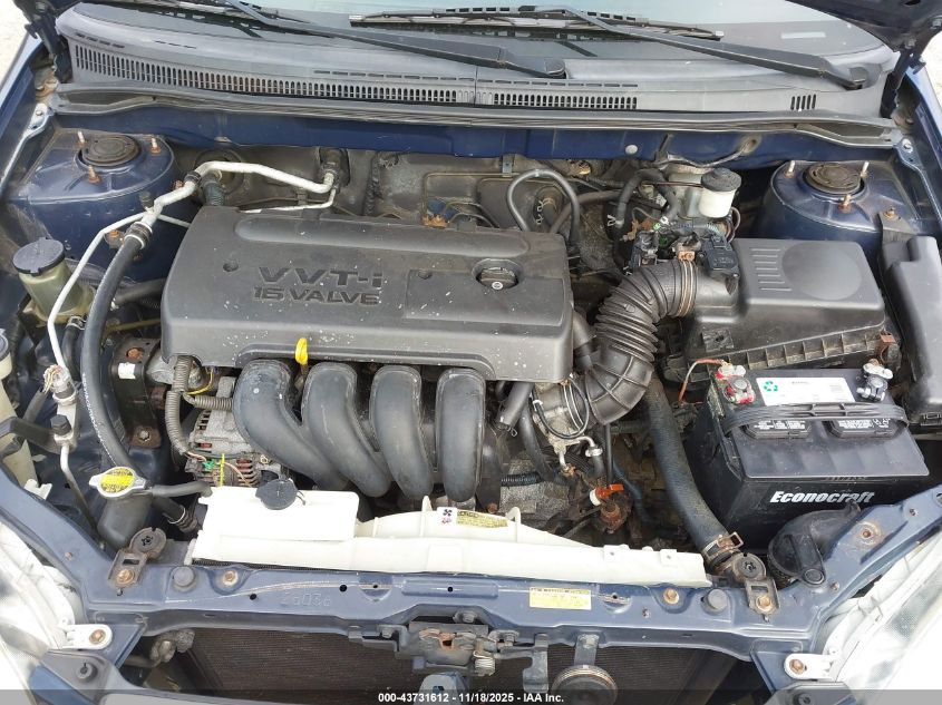 2005 Toyota Corolla S VIN: 2T1BR32E85C382851 Lot: 43731612