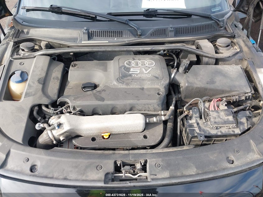 2001 Audi Tt VIN: TRUTX28N311026761 Lot: 43731628