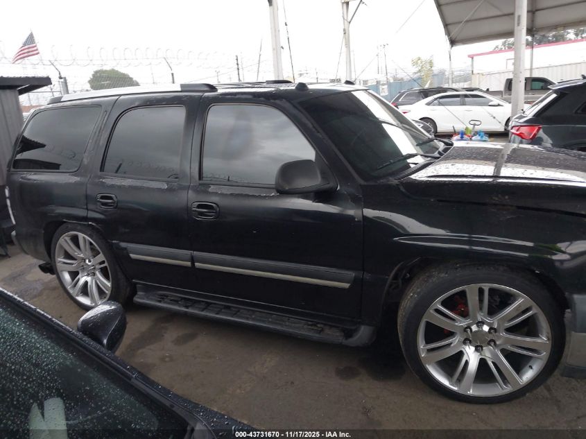 2005 Chevrolet Tahoe Lt VIN: 1GNEC13T15R116598 Lot: 43731670